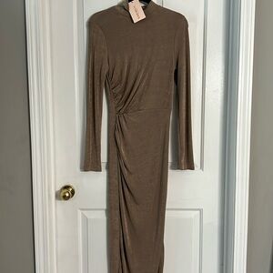 SHEIN Bae long sleeve maxi dress